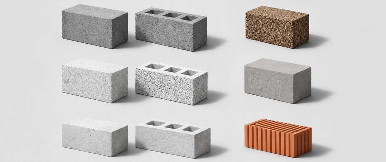 Классификация стеновых блоков